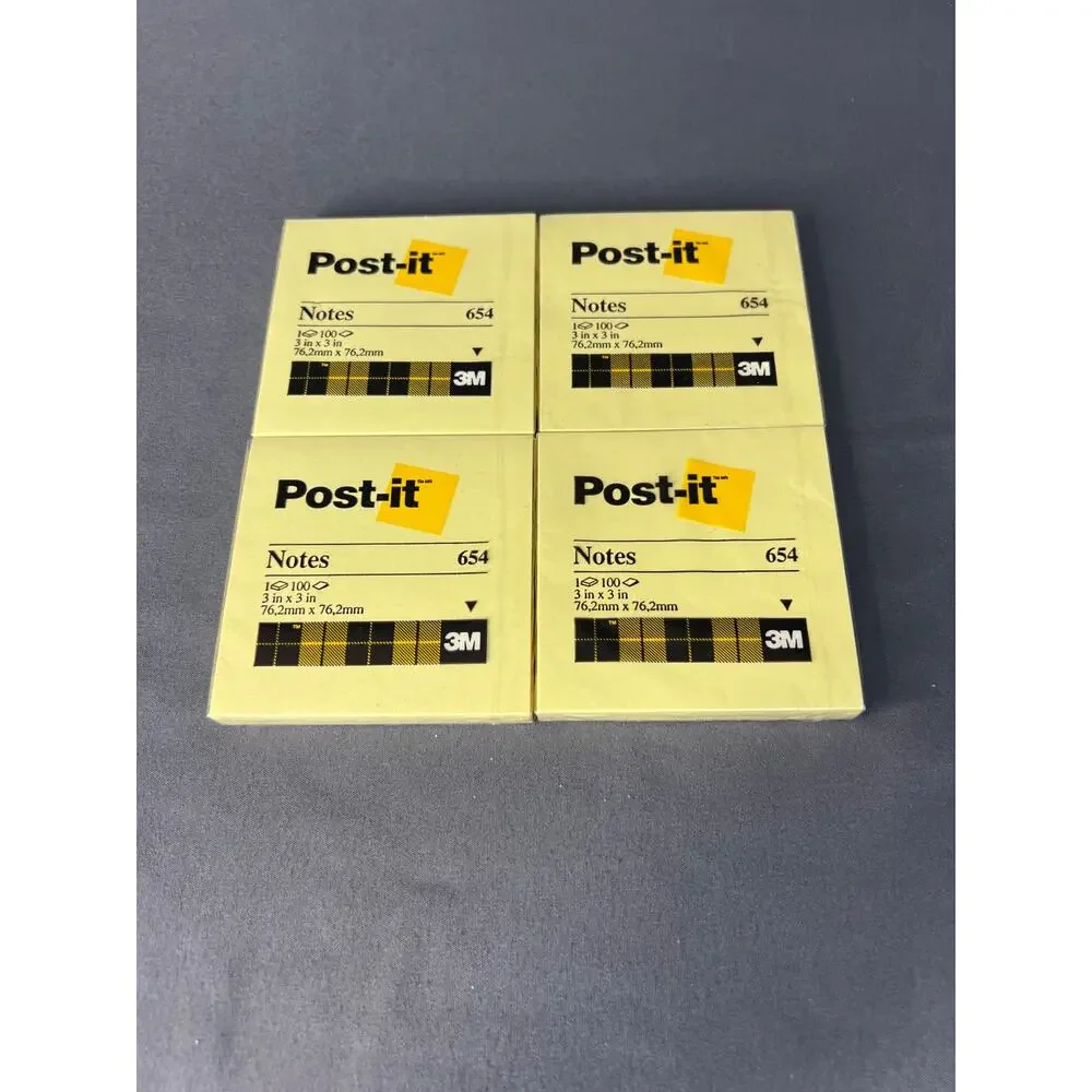 Vintage Post-Its 1991 Three Packs NIP Sealed NOS